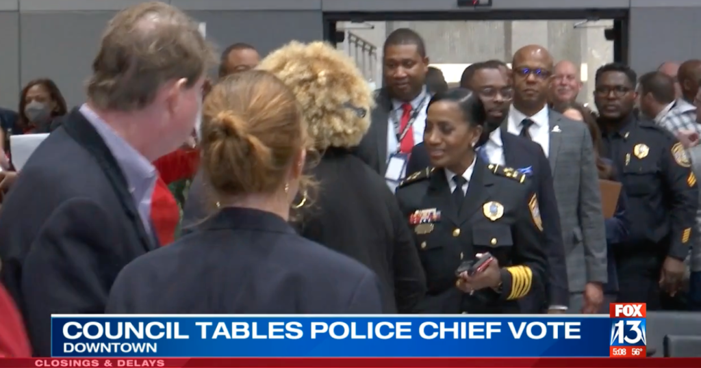 C.J. Davis to be Interim Memphis Police Chief, confirmation vote tabled